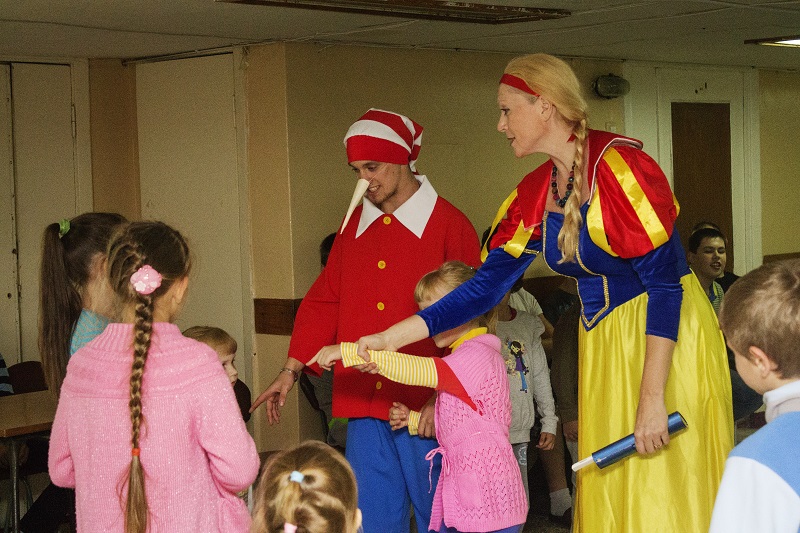Детский праздник для пациентов обласной больницы Нижнего Новгорода